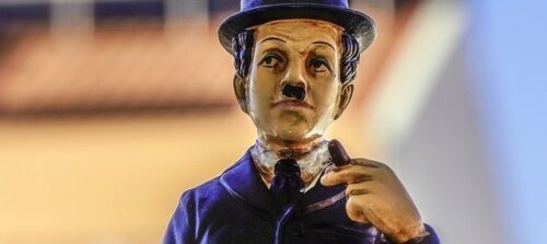 beeld van Charley Chaplin